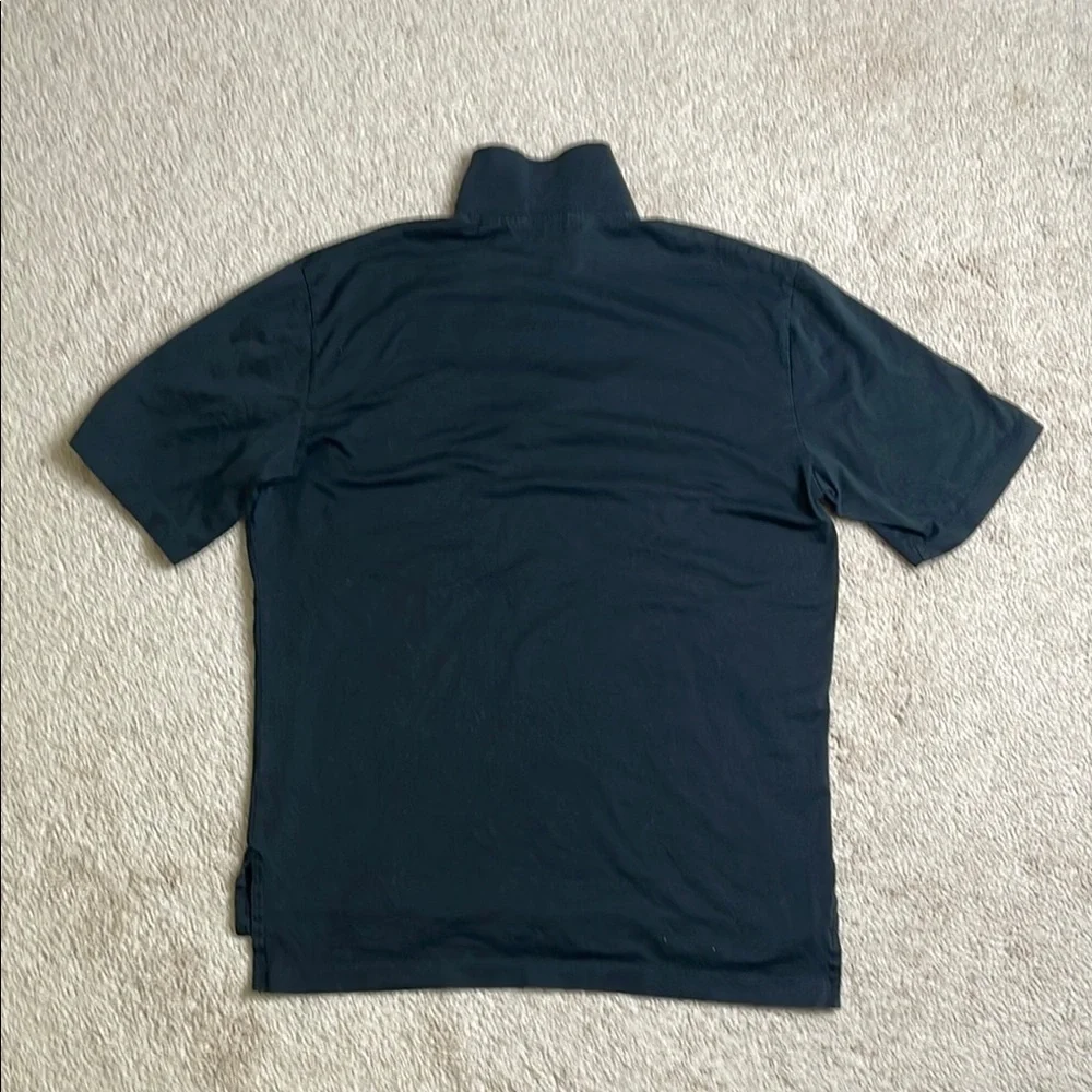 Ralph Lauren Black Polo Shirt with Iconic Embroidery